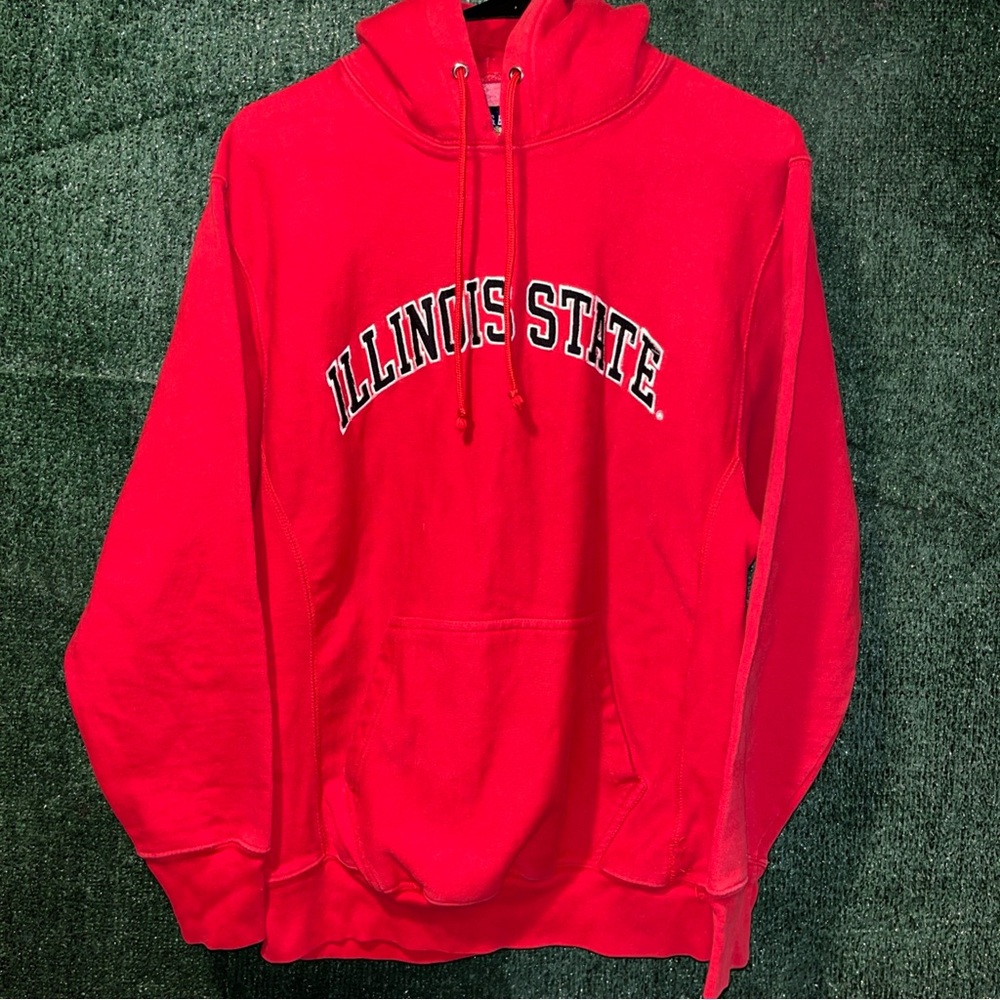 Illinois State Vintage Y2K Red Hoodie S Steve & Barry’s tag College NCAA